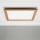 Eglo - LED panel m. RGBW-farver dæmpbart SALOBRENA-C WOOD LED/30,5W/230V 2700-6500K 64x64 cm brun + fjernbetjening