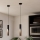 Eglo - LED pendel 1xGU10/4,5W/230V 3000K sort/brun