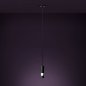 Eglo - LED pendel 1xGU10/4,6W/230V sort
