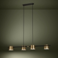 Eglo - LED pendel 4xGU10/4,6W/230V 3000K guldfarvet