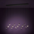 Eglo - LED pendel dæmpbar 14xLED/3W/230V 3000K sort/transparent