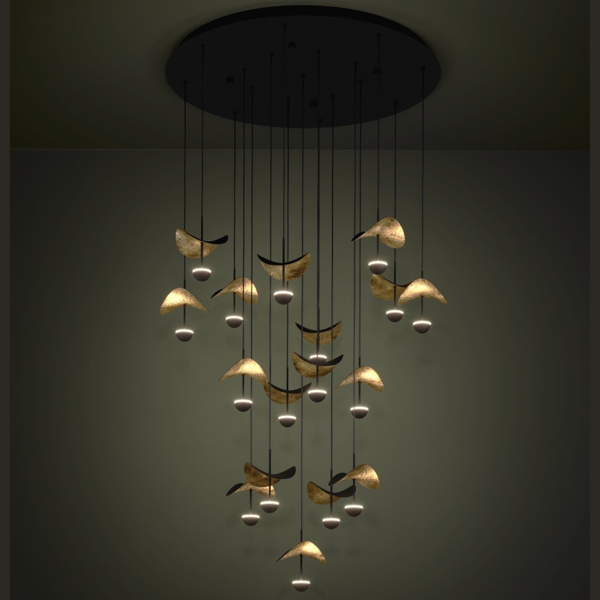 Eglo - LED pendel dæmpbar 17xLED/2,3W/230V 3000K diameter 78 cm