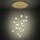 Eglo - LED pendel dæmpbar 17xLED/3W/230V 3000K diameter 78 cm guldfarvet