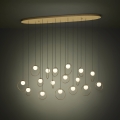 Eglo - LED pendel dæmpbar 17xLED/3W/230V 3000K guldfarvet