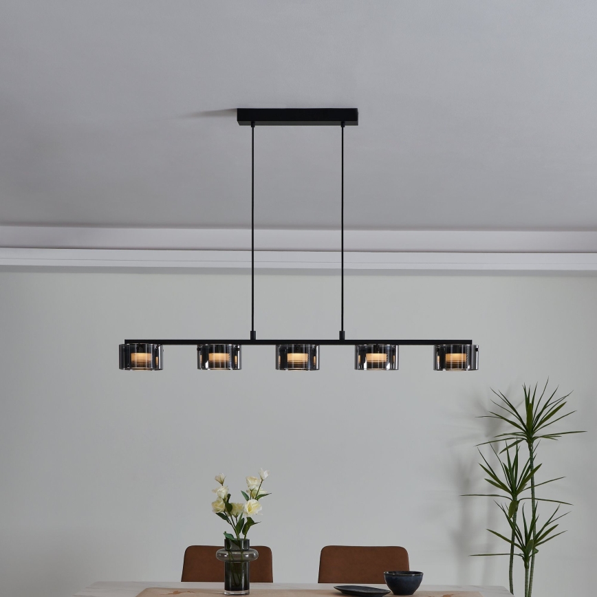 Eglo - LED pendel dæmpbar 5xLED/5,4W/230V