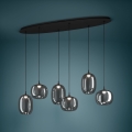 Eglo - LED pendel dæmpbar 6xLED/3,7W/230V 2700-6500K røget + fjernbetjening