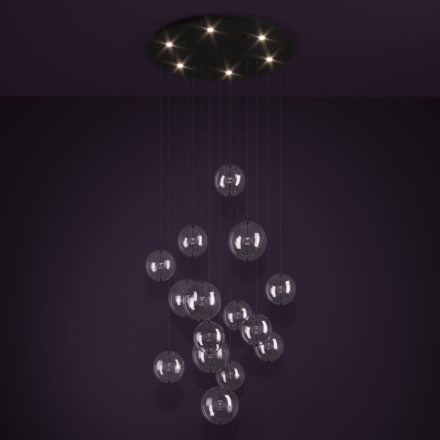 Eglo - LED pendel dæmpbar 6xLED/4,2W/230V 3000K transparent