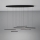 Eglo - LED pendel dæmpbar 6xLED/8,4W/230V 3000K sort