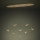 Eglo - LED pendel dæmpbar 8xLED/4,2W/230V 3000K guldfarvet