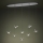 Eglo - LED pendel dæmpbar 8xLED/4,2W/230V 3000K skinnende krom
