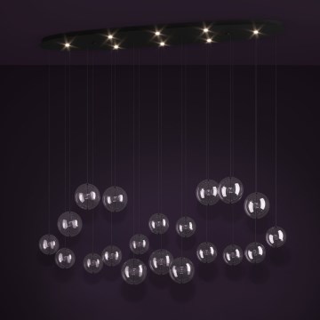 Eglo - LED pendel dæmpbar 8xLED/4,2W/230V 3000K transparent