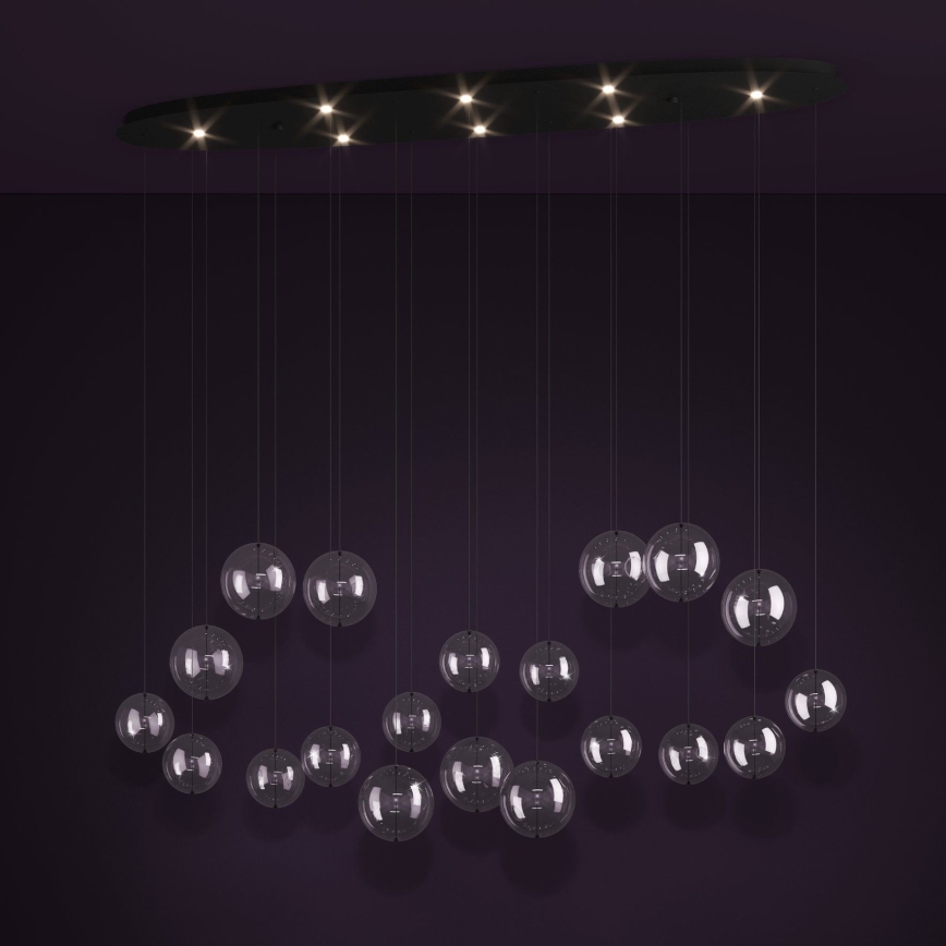 Eglo - LED pendel dæmpbar 8xLED/4,2W/230V 3000K transparent