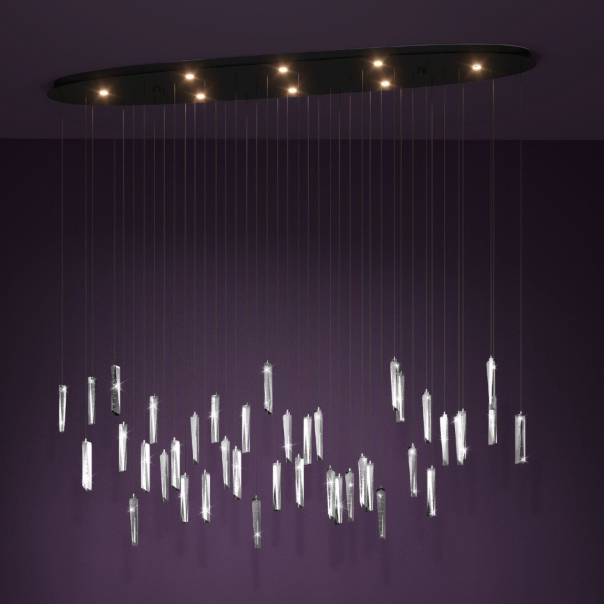Eglo - LED pendel dæmpbar 8xLED/4,2W/230V 3000K transparent