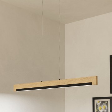 Eglo - LED pendel dæmpbar LED/25,5W/230V 3000K sort/beige