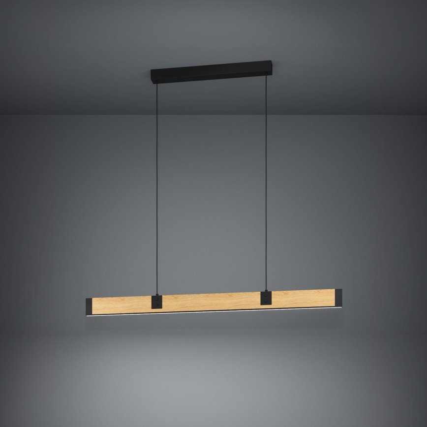 Eglo - LED pendel dæmpbar LED/28,8W/230V 3000K sort/brun