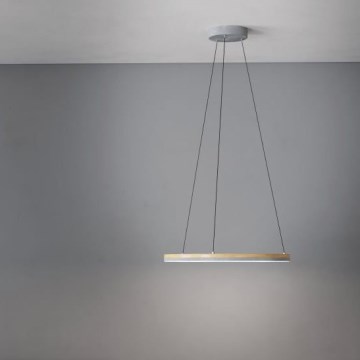 Eglo - LED pendel dæmpbar LED/36W/230V 3000K grå/eg