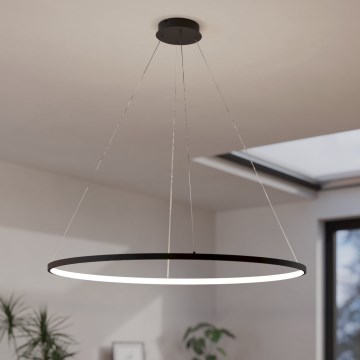 Eglo - LED pendel dæmpbar LED/40W/230V 2700-6500K sort + fjernbetjening