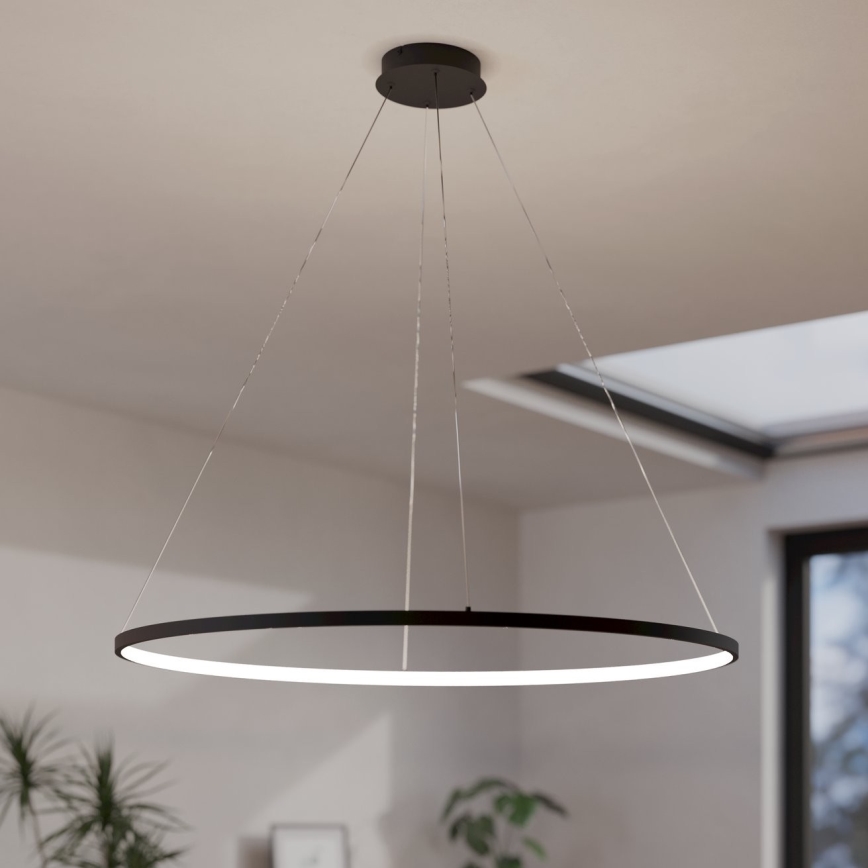 Eglo - LED pendel dæmpbar LED/40W/230V 2700-6500K sort + fjernbetjening