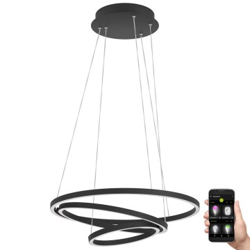 Eglo - LED pendel dæmpbar LED/43,2W/230V sort