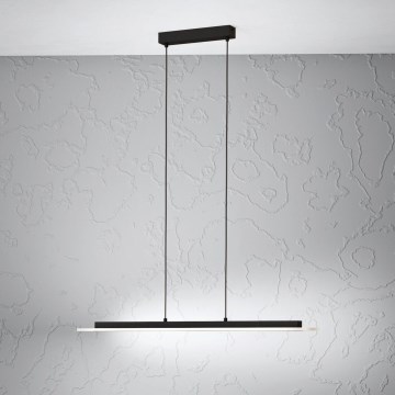 Eglo - LED pendel dæmpbar LED/57,5W/230V 3000K sort + fjernbetjening