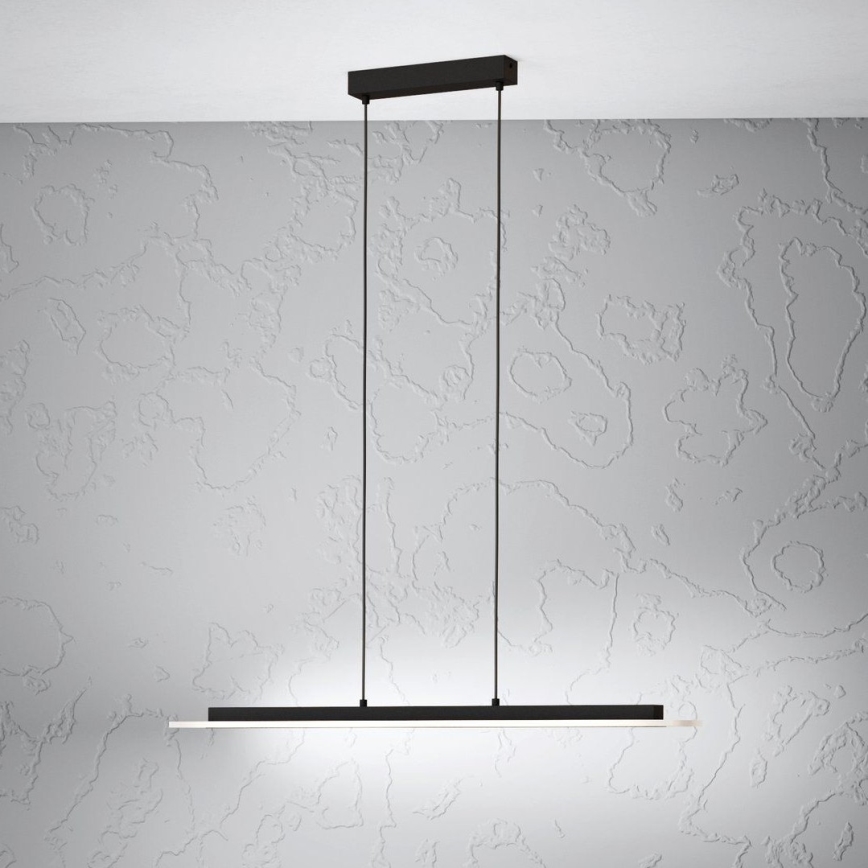 Eglo - LED pendel dæmpbar LED/57,5W/230V 3000K sort + fjernbetjening