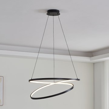Eglo - LED pendel LED/42W/230V 3000K sort