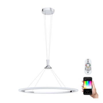 Eglo - LED pendel m. RGB-farver dæmpbar HORNITOS-C LED/37W/230V + fjernbetjening
