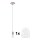 Eglo - LED pendel MY CHOICE 1xE14/4W/230V  mat krom/hvid