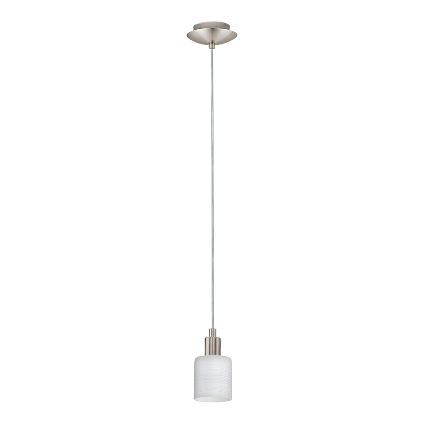 Eglo - LED pendel MY CHOICE 1xE14/4W/230V mat krom/hvid