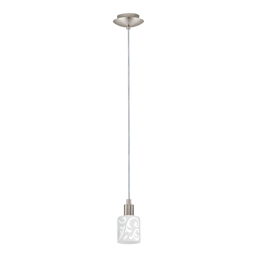 Eglo - LED pendel MY CHOICE 1xE14/4W/230V  mat krom/hvid