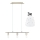 Eglo - LED pendel MY CHOICE 3xE14/4W/230V mat krom/hvid