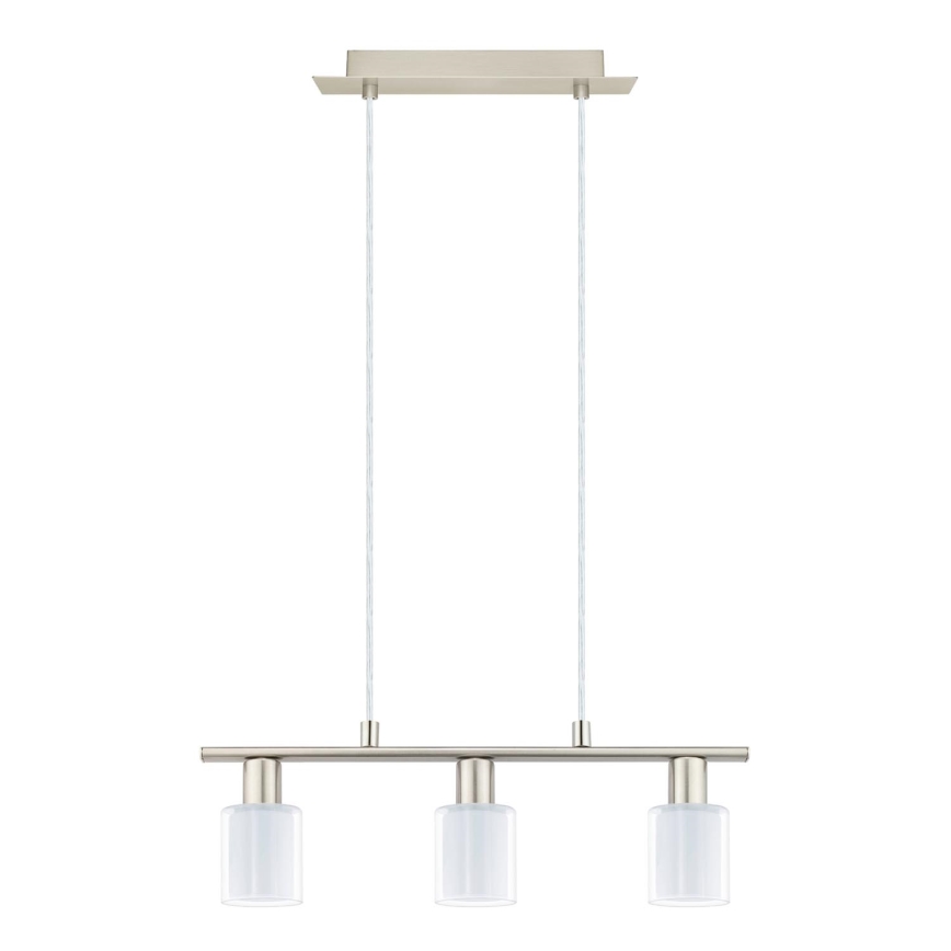 Eglo - LED pendel MY CHOICE 3xE14/4W/230V mat krom/hvid