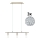 Eglo - LED pendel MY CHOICE 3xE14/4W/230V mat krom