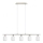Eglo - LED pendel MY CHOICE 5xE14/4W/230V mat krom/hvid