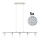 Eglo - LED pendel MY CHOICE 5xE14/4W/230V mat krom