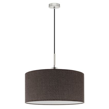 Eglo - LED  pendel på kabel TUNJA 1xE27/60W/230V brun
