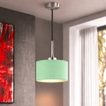 Eglo - LED-pendel på kabel TUNJA 1xE27/60W/230V Ø 20 cm grøn/sort