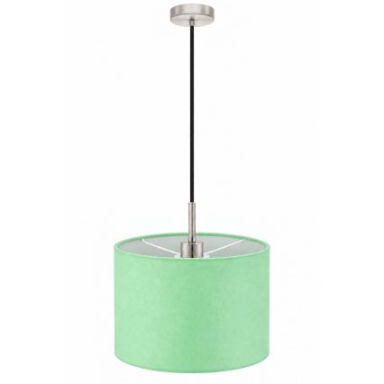 Eglo - LED-pendel på kabel TUNJA 1xE27/60W/230V Ø 20 cm grøn/sort