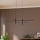 Eglo - LED-pendel på wire LED/20W/230V sort