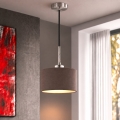Eglo - LED pendel på wire TUNJA 1xE27/60W/230V Ø 20 cm brun/sort