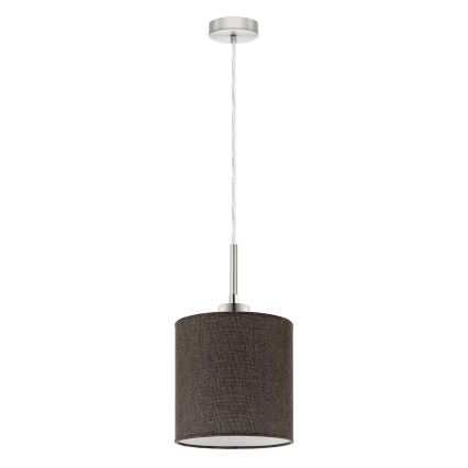 Eglo - LED pendel TUNJA 1xE27/60W/230V brun