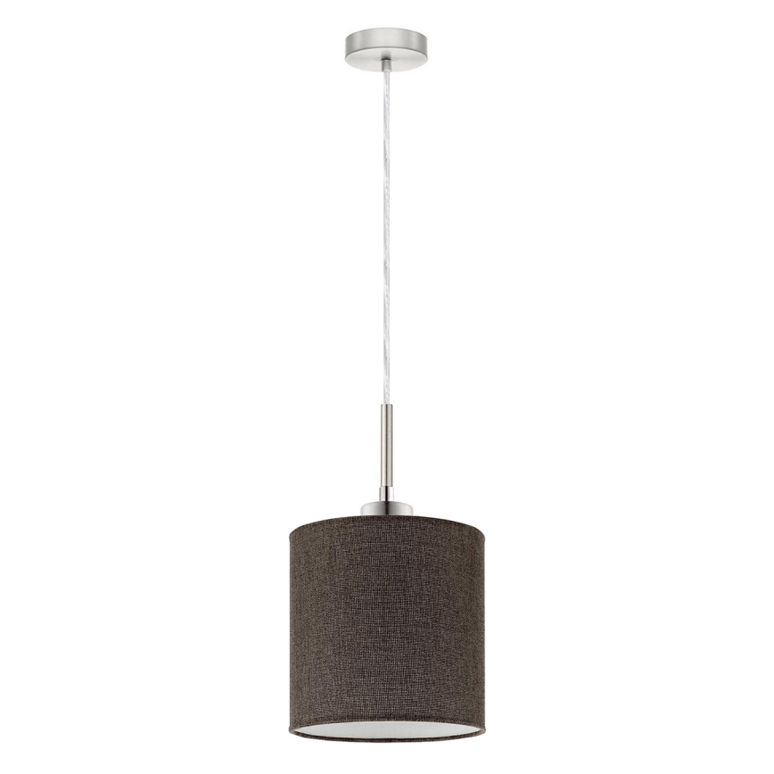 Eglo - LED pendel TUNJA 1xE27/60W/230V brun