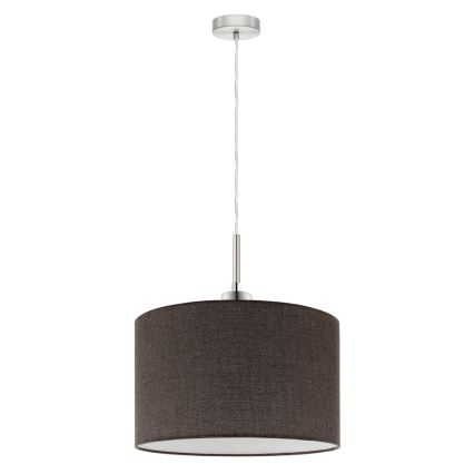 Eglo - LED pendel TUNJA 1xE27/60W/230V brun