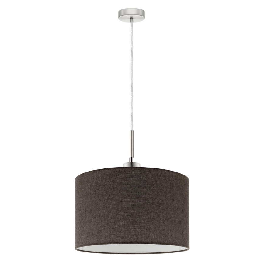 Eglo - LED pendel TUNJA 1xE27/60W/230V brun