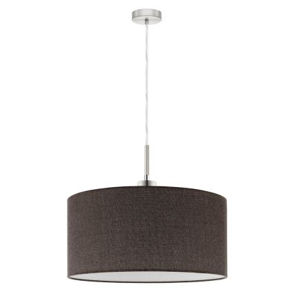 Eglo - LED pendel TUNJA 1xE27/60W/230V brun