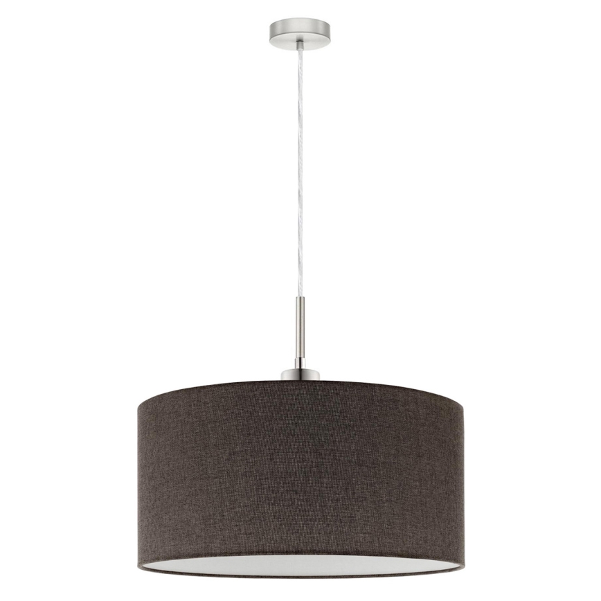 Eglo - LED pendel TUNJA 1xE27/60W/230V brun