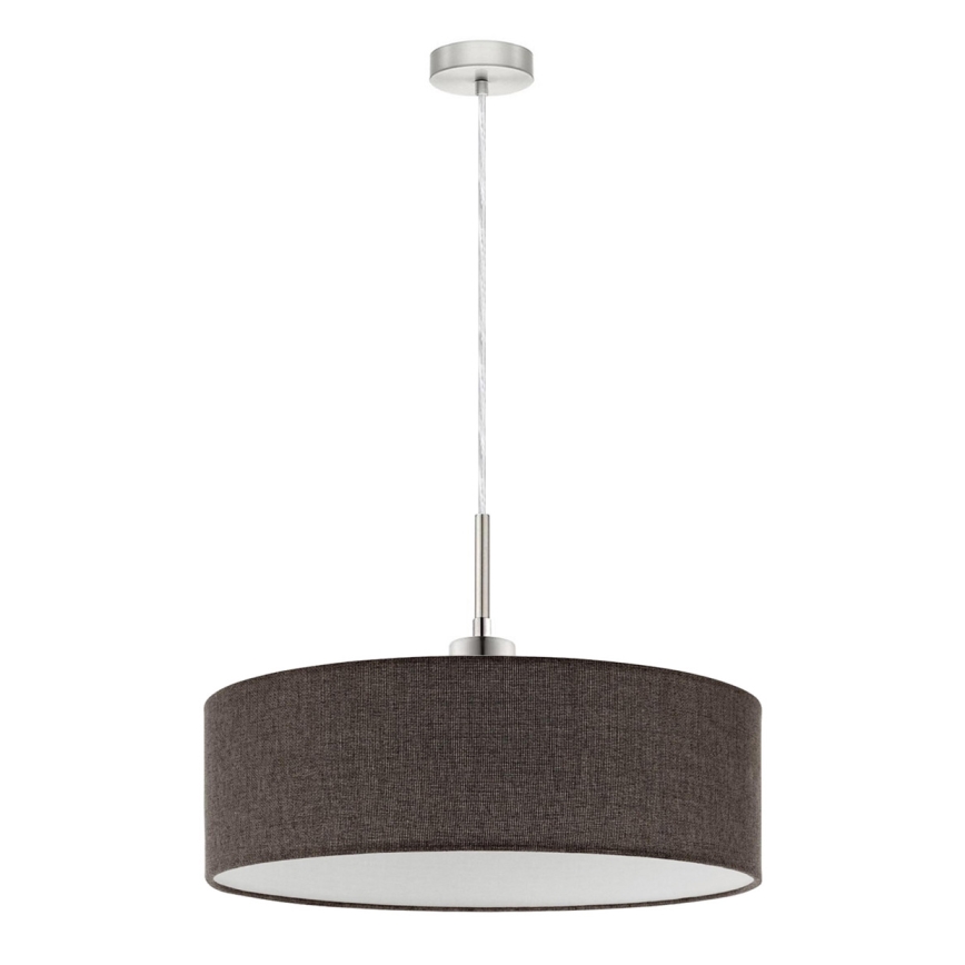 Eglo - LED pendel TUNJA 1xE27/60W/230V brun