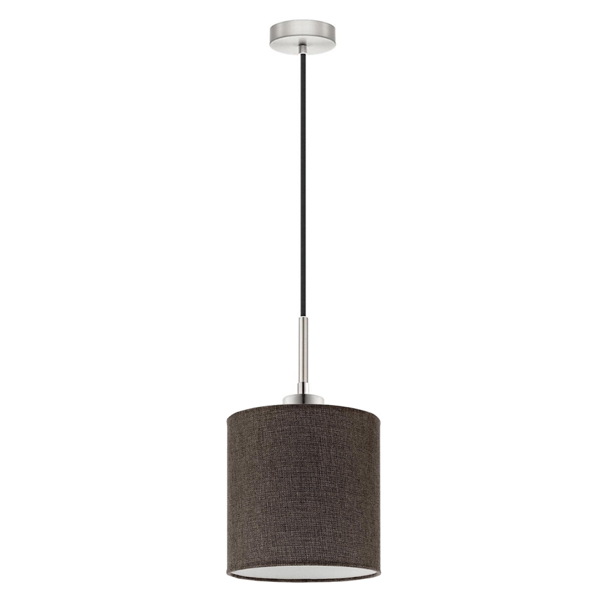 Eglo - LED pendel TUNJA 1xE27/60W/230V brun