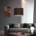 Eglo - LED pendel TUNJA 1xE27/60W/230V brun