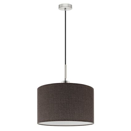 Eglo - LED pendel TUNJA 1xE27/60W/230V brun